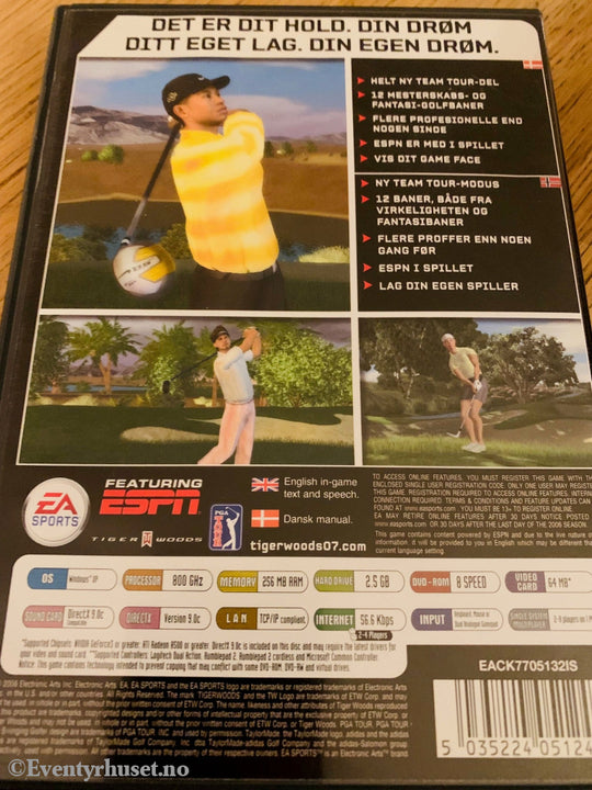 Tiger Woods Pga Tour 2007. Pc-Spill. Pc Spill