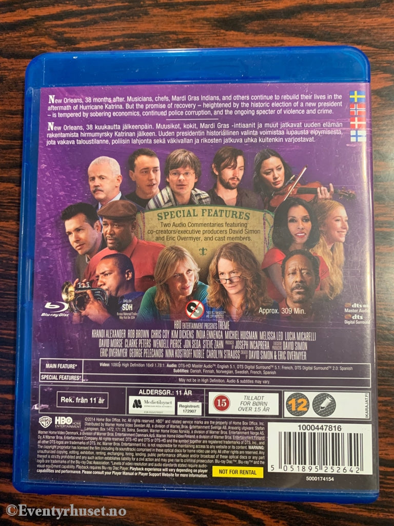 Treme. Sesong 1. Blu-Ray Samleboks. Blu-Ray Disc