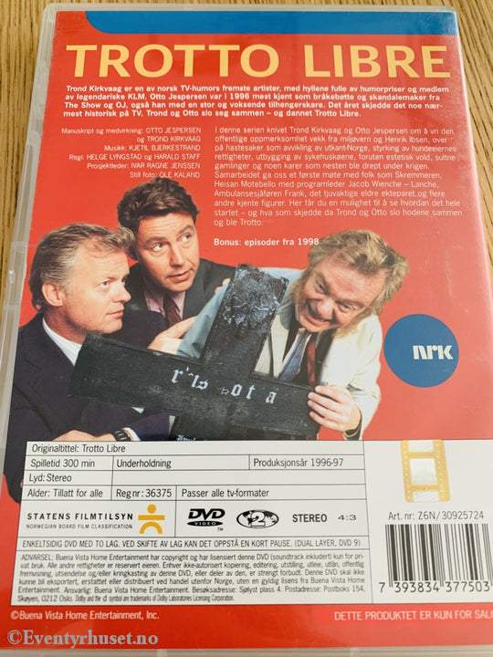 Trotto Libre (Nrk). 1996-97. Dvd. Dvd