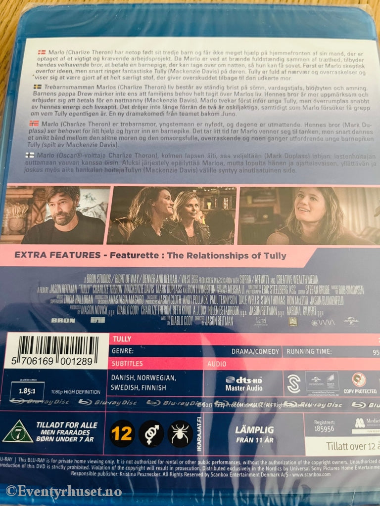 Tully. Blu-Ray. Ny I Plast! Blu-Ray Disc