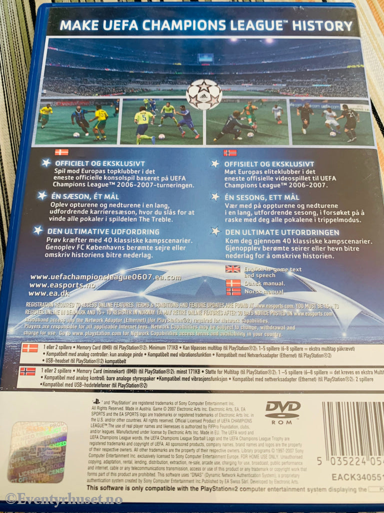 Uefa Champions League 2006-2007. Ps2. Ps2