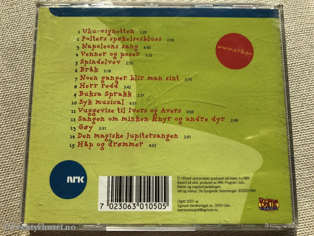 Uhu! Musikken Fra Spøkelsesserien På Nrk Barne-Tv. 2002. Cd. Cd