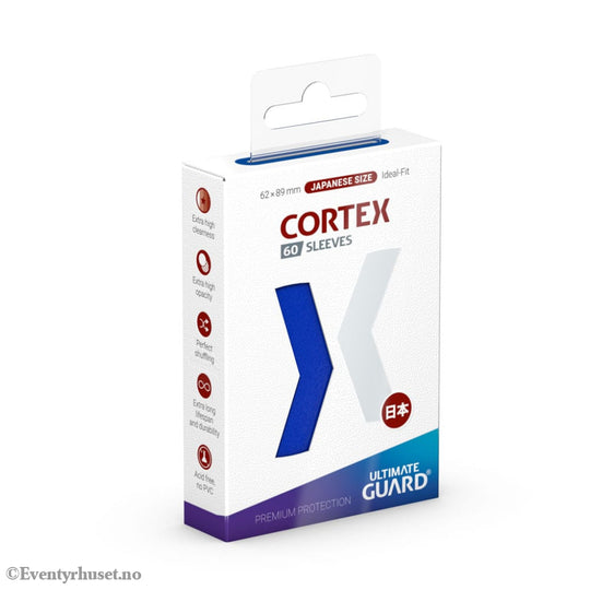 Ultimate Guard Cortex Sleeves Japanese Size (60) - Blue Storage & Protection