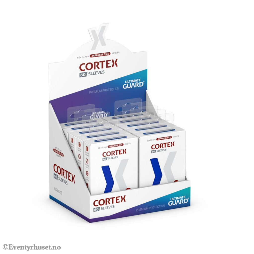 Ultimate Guard Cortex Sleeves Japanese Size (60) - Blue Storage & Protection