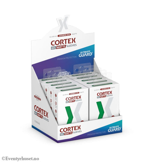 Ultimate Guard Cortex Sleeves Matte Japanese Size (60) - Green Storage & Protection