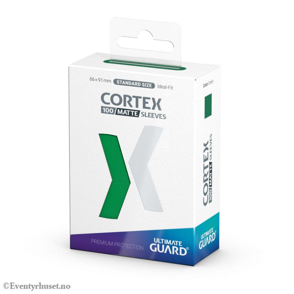 Ultimate Guard Cortex Sleeves Matte Standard Size (100) - Green Storage & Protection