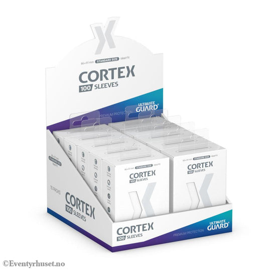 Ultimate Guard Cortex Sleeves Standard Size (100) - White Storage & Protection