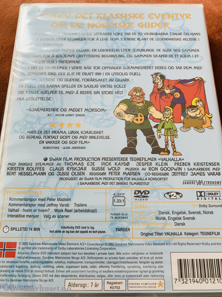 Valhall. 2003. Dvd. Ny I Plast! Dvd