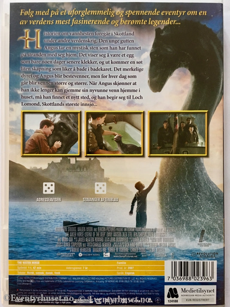 Vannhesten. 2007. Dvd. Dvd