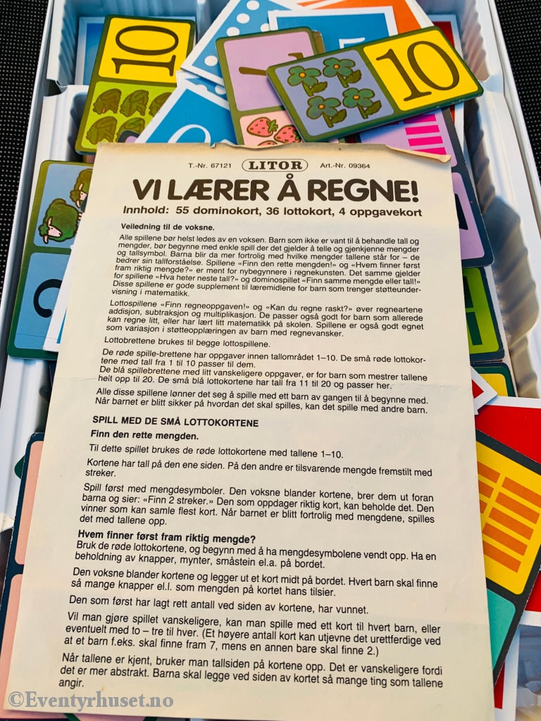 Vi Lærer Å Regne! 1985. Brettspill. Brettspill