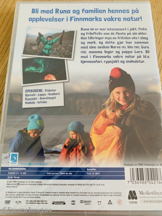 Villmarksbarna (Nrk). 2013. Dvd Ny I Plast!