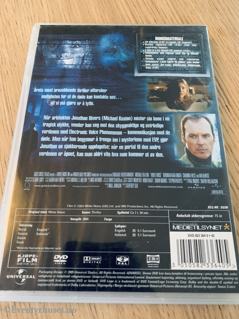 White Noise. 2004. Dvd. Dvd