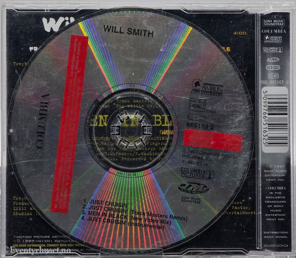 Will Smith (1997) "Just Cruisin'". CD-singel.