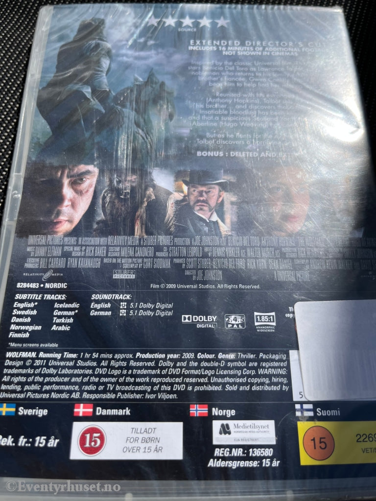 Wolfman. Dvd. Ny I Plast! Dvd