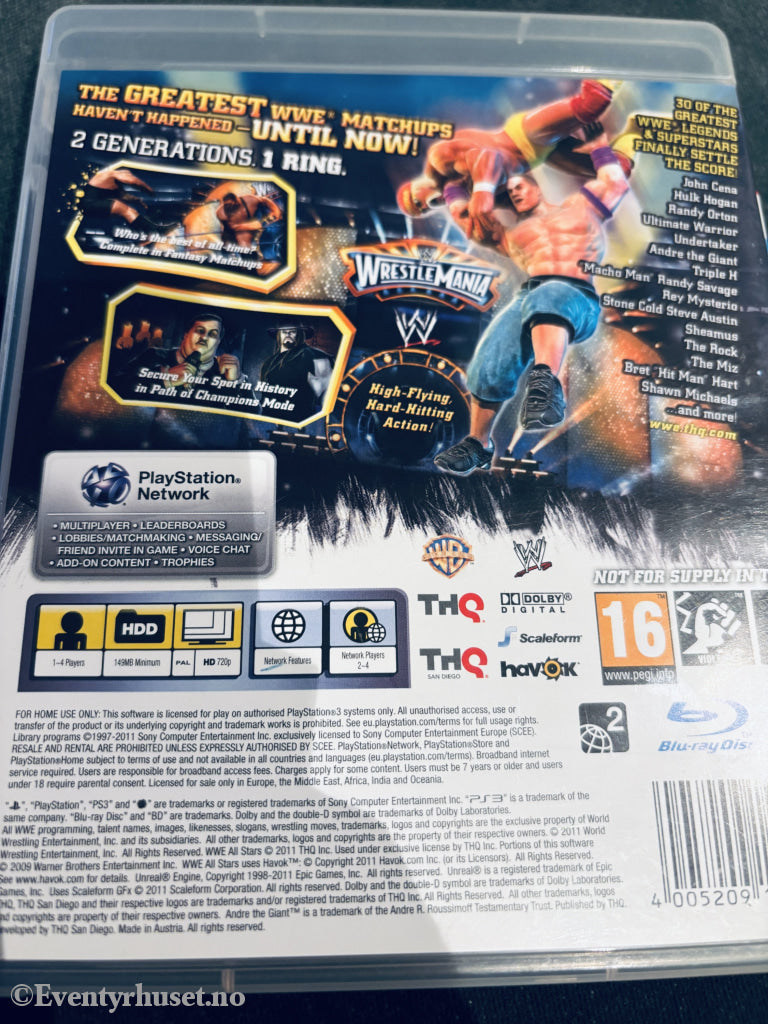 WWE All Stars. PS3.