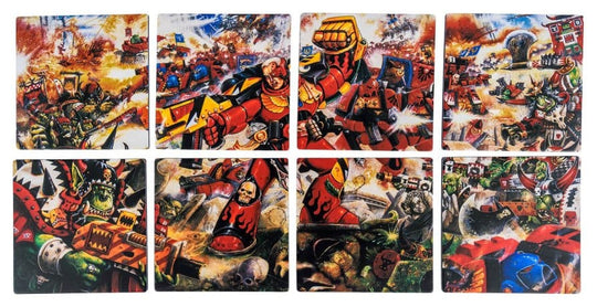 Warhammer 40,000 Coaster Set Blood Angels Armageddon 15 cm
