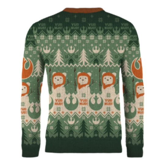 Star Wars Christmas Sweater Ewok'n around the Christmas Tree  Size L