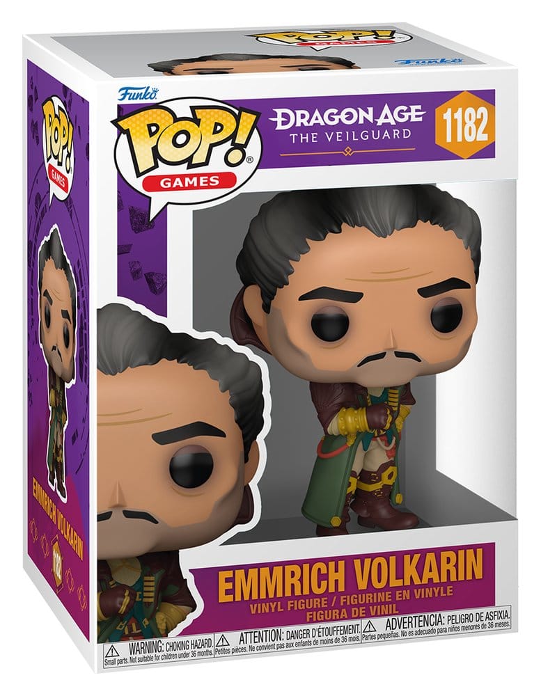 Dragon Age: The Veilguard POP! Games Vinyl Figure Emmrich Volkarin 9 cm