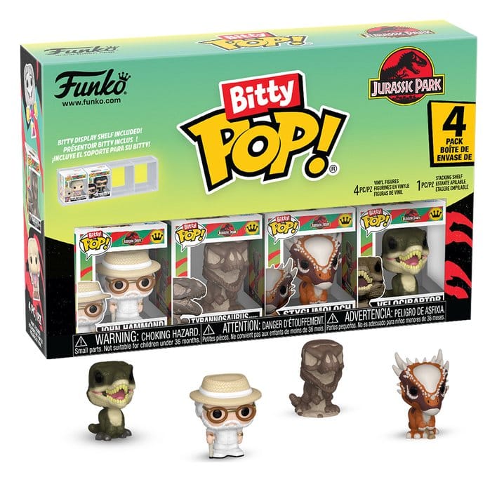 Jurassic Park Bitty POP! Vinyl Figure 4-Pack Series 2 2,5 cm