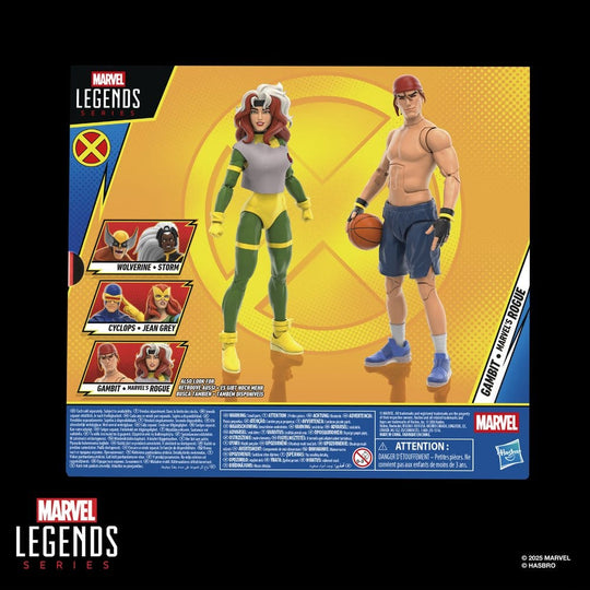 X-Men '97 Marvel Legends Action Figure 2-Pack Gambit & Marvel's Rogue 15 cm