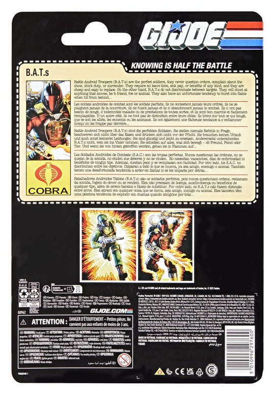GI Joe Classified Series Retro Action Figure B.A.T. 15 cm