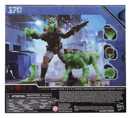 G.I. Joe Classified Series Action Figure #170 Ghost Viper & D.I.R.E. Beasts 15 cm