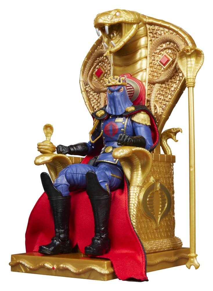 G.I. Joe Classified Cobra Commander in Dress Uniform & Throne