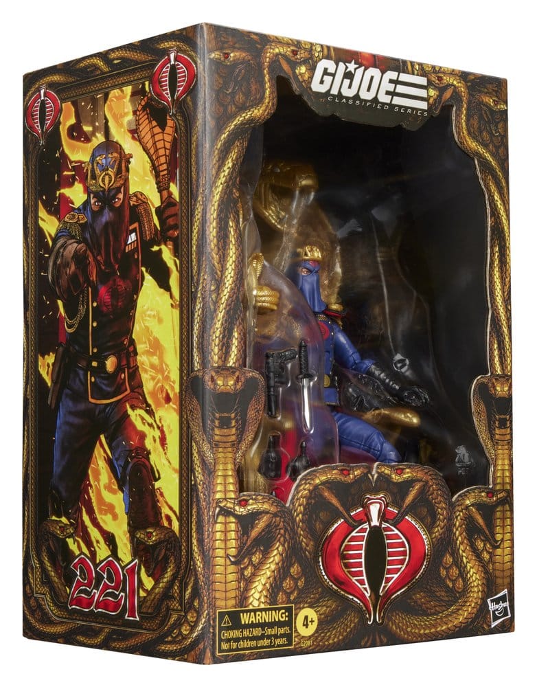 G.I. Joe Classified Cobra Commander in Dress Uniform & Throne
