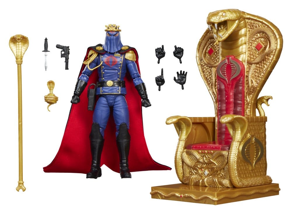 G.I. Joe Classified Cobra Commander in Dress Uniform & Throne