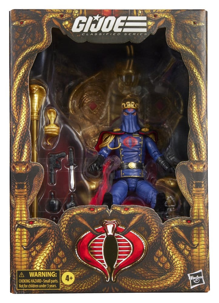 G.I. Joe Classified Cobra Commander in Dress Uniform & Throne