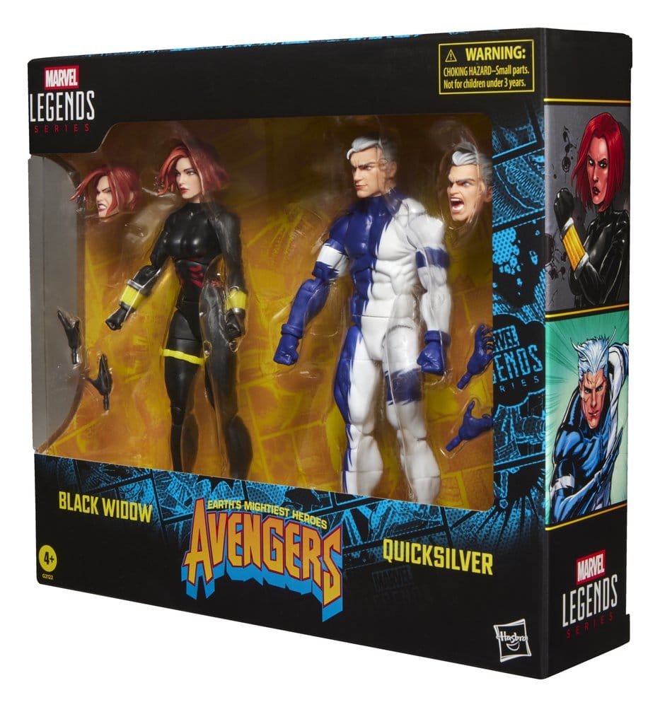 Avengers Marvel Legends Action Figure 2-Pack Black Widow & Quicksilver 15 cm