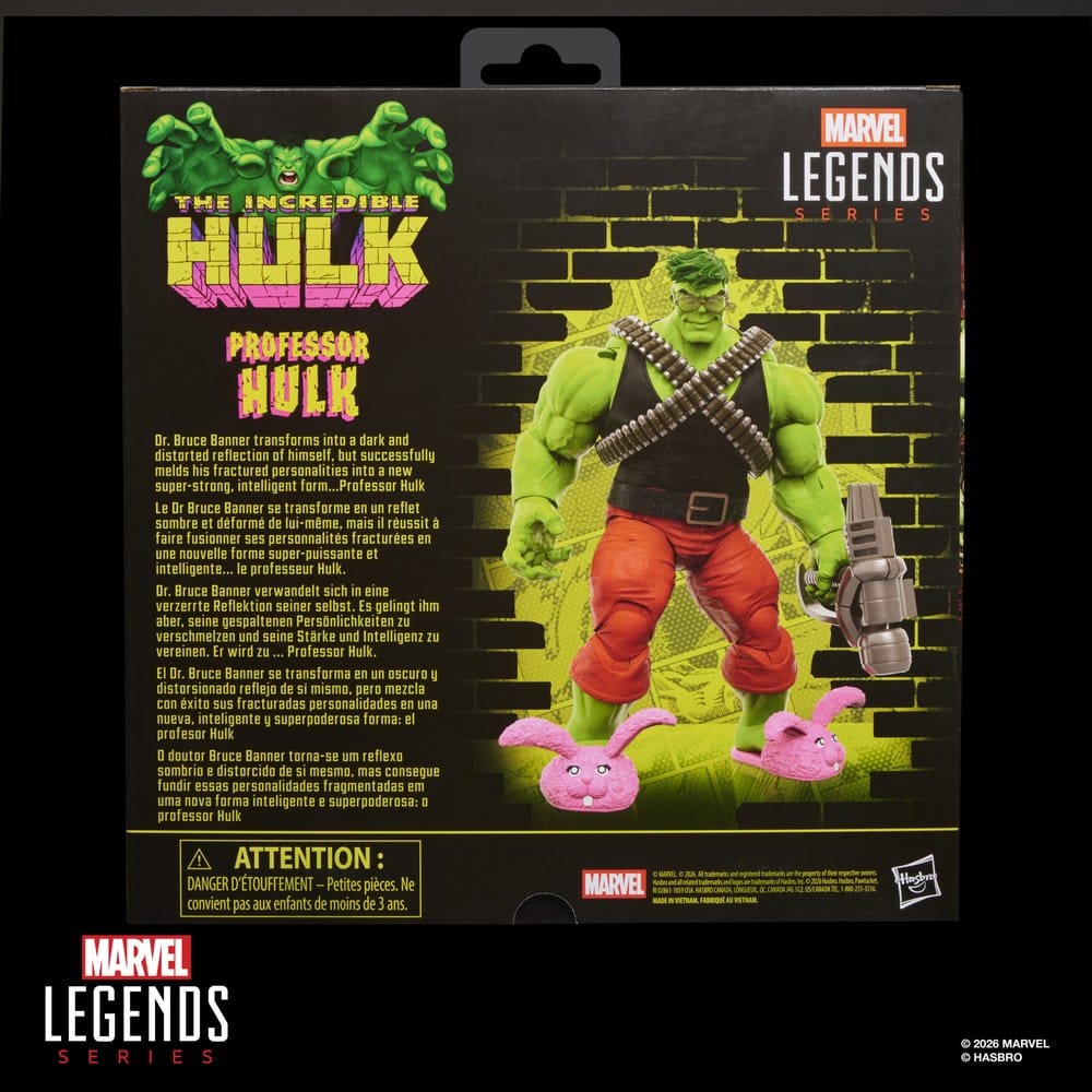 The Incredible Hulk Marvel Legends Action Figure Professor Hulk 15 cm