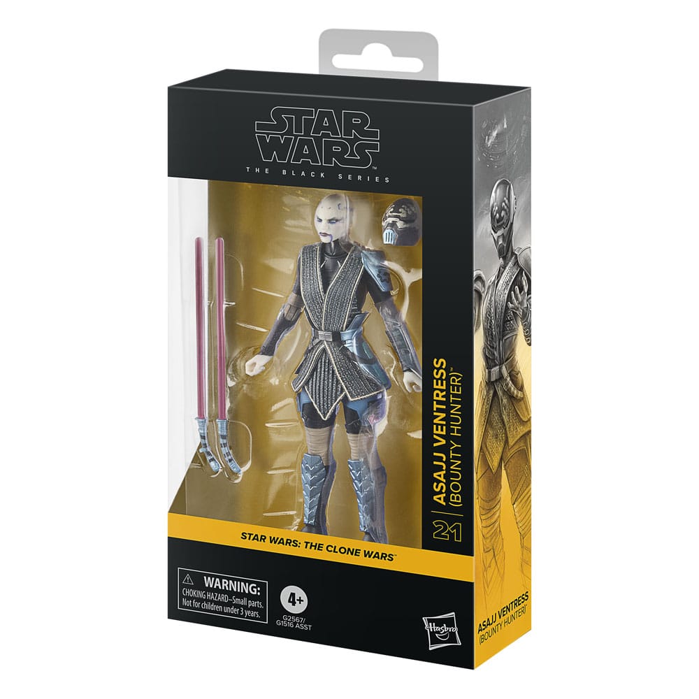 Star Wars: The Clone Wars Black Series Action Figure Asajj Ventress (Bounty Hunter) 15 cm