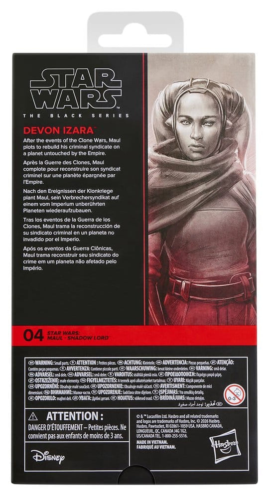 Star Wars: Maul - Shadow Lord Black Series Action Figure Devon Izara 15 cm