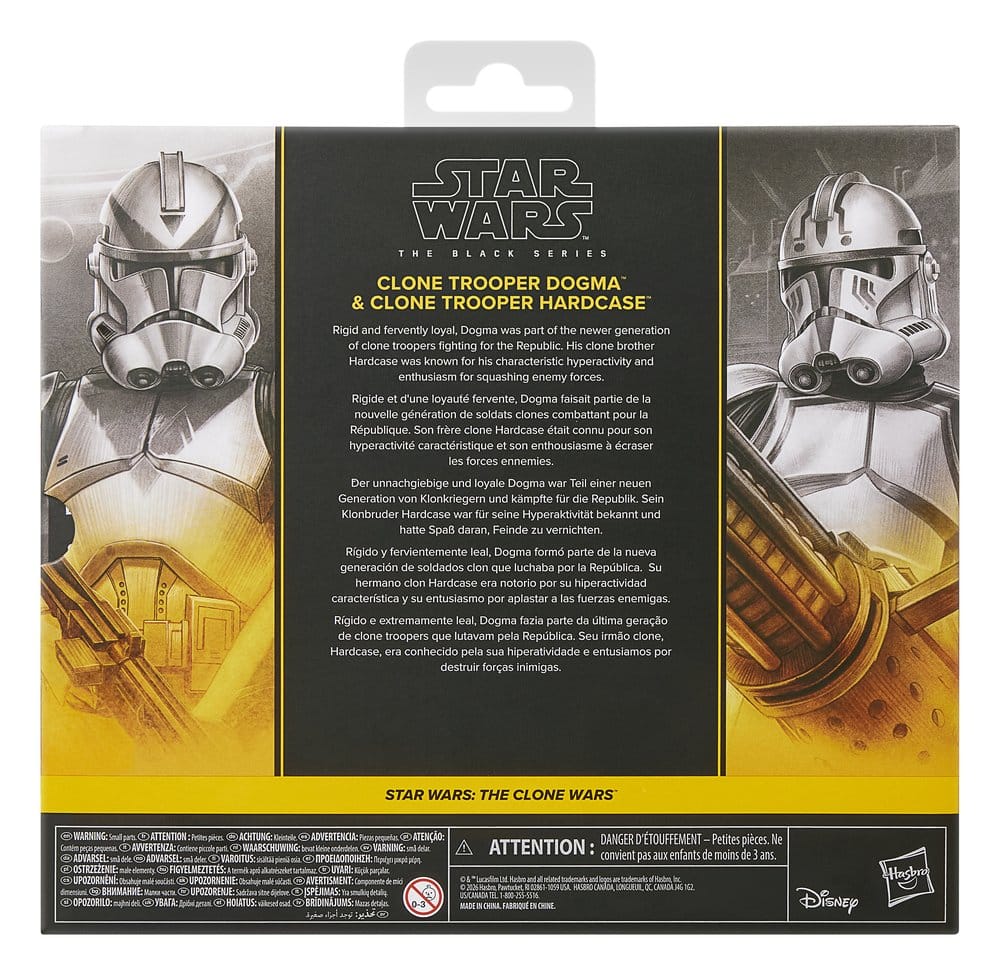 Star Wars: The Clone Wars Black Series Action Figure 2-Pack Clone Troopers Dogma & Hardcase 15 cm