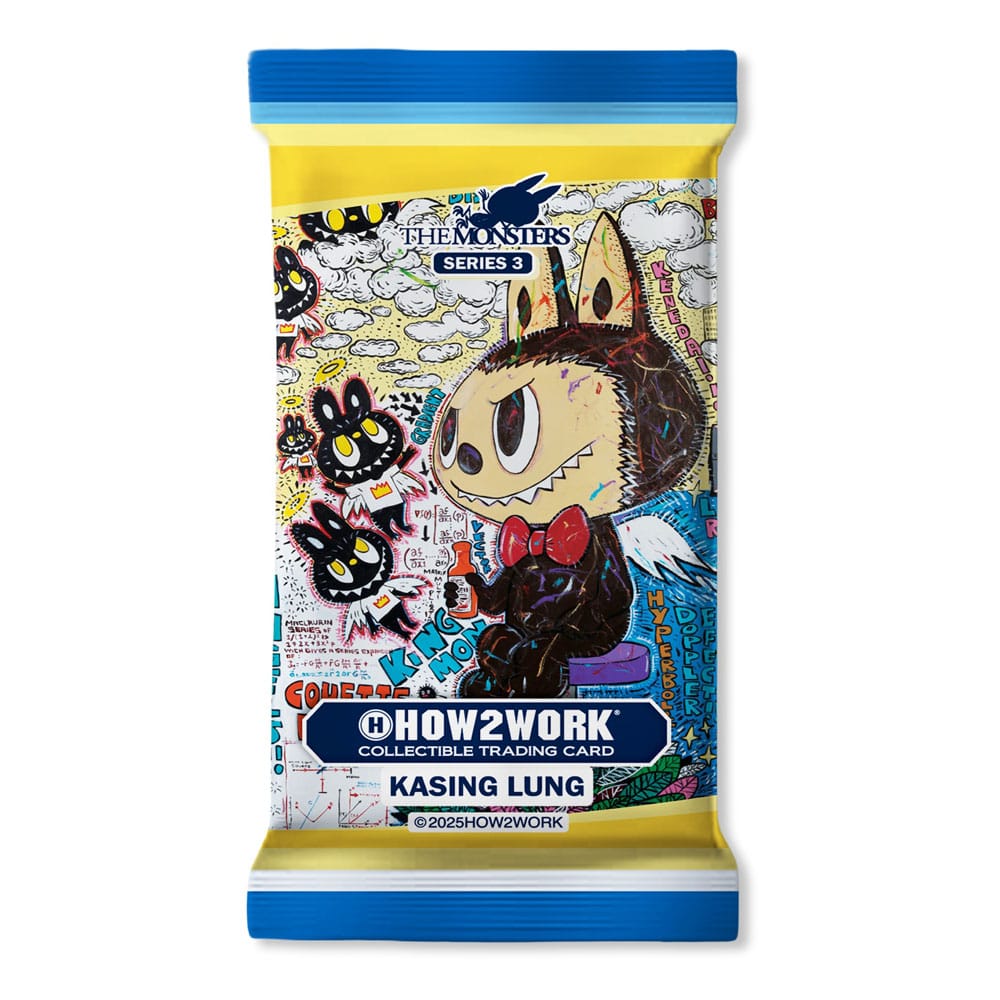 How2work Labubu Collectible Chrome Trading Cards The Monsters Series 3 (10)