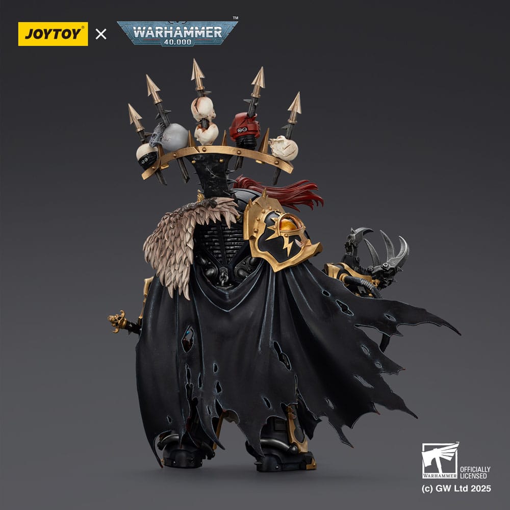 Warhammer 40,000 Action Figure  Black Legion Abaddon the Despoiler with Drach'nyen and the Talo 16 cm