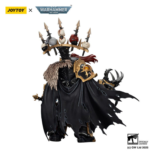 Warhammer 40,000 Action Figure  Black Legion Abaddon the Despoiler with Drach'nyen and the Talo 16 cm