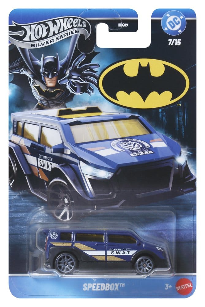Batman Hot Wheels Silver Series Die-Cast Vehicles 1/64 979T Assortment (24)