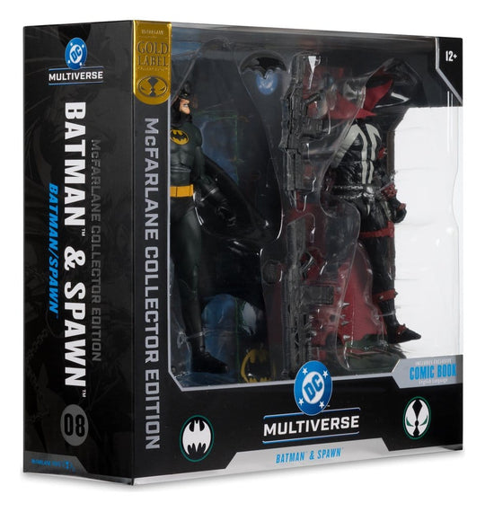 DC Multiverse McFarlane Collector Edition Action Figure 2-Pack Batman & Spawn (Gold Label) 18 cm