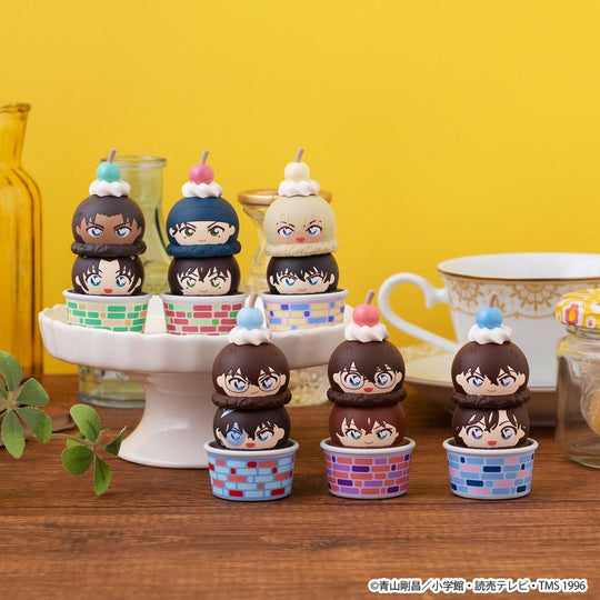 Detective Conan Tsumichen Stack up & Change Mini Figures 6-Pack 8 cm (with gift)