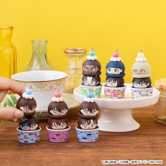 Detective Conan Tsumichen Stack up & Change Mini Figures 6-Pack 8 cm (with gift)