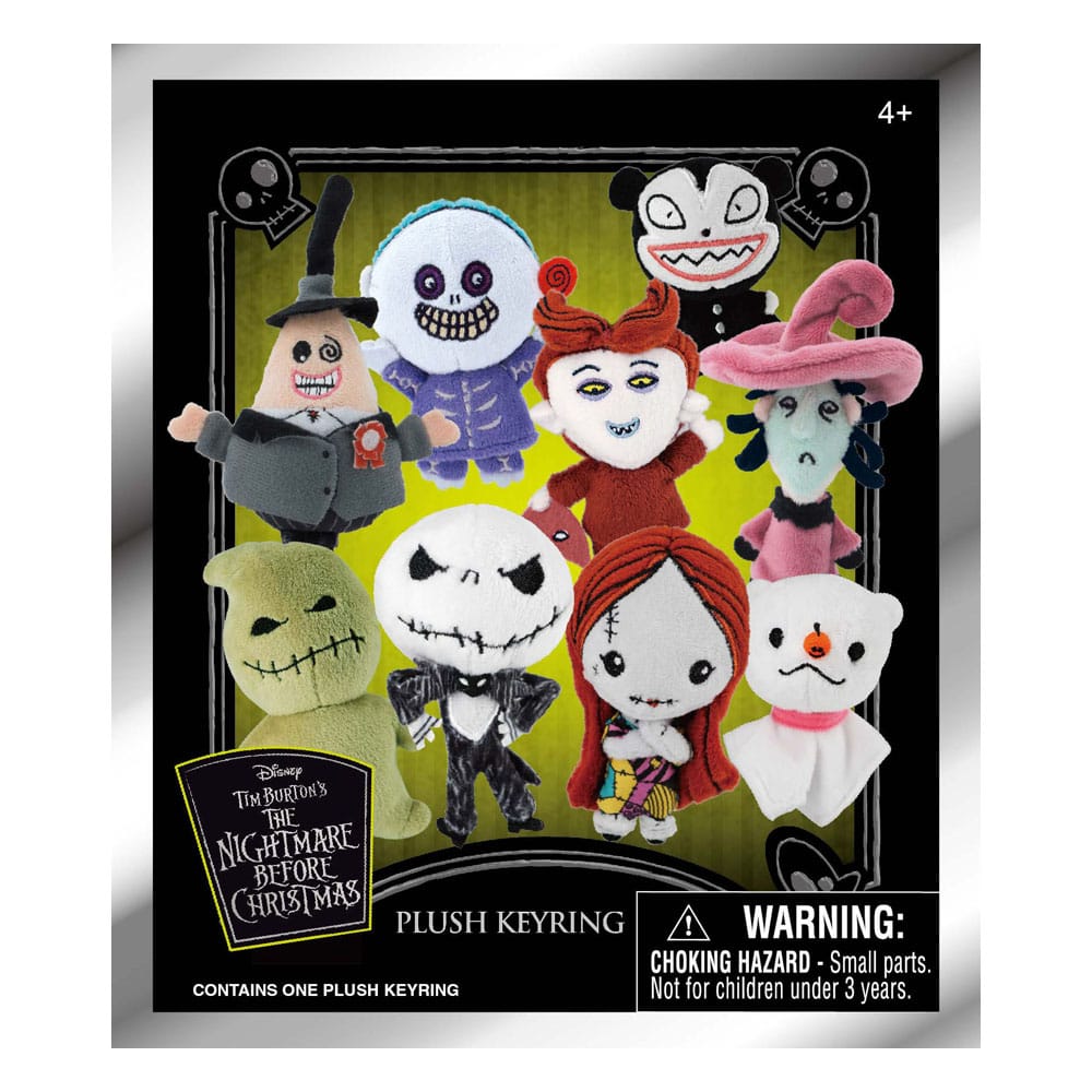 Nightmare before Christmas Plush Bag Clips Display (24)