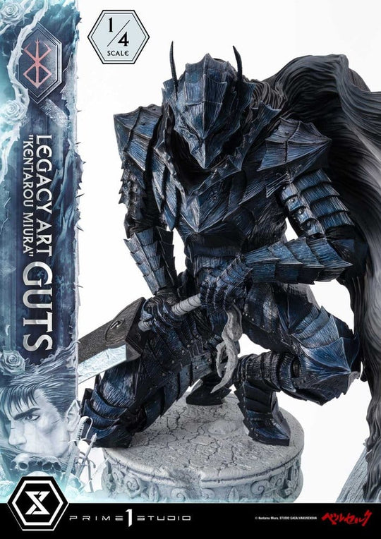 Berserk Legacy Art "Kentarou Miura" Statue 1/4 Guts Bonus Version 74 cm