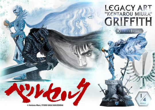 Berserk Legacy Art "Kentarou Miura" Statue 1/4 Griffith 93 cm