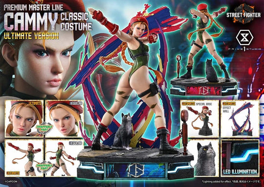Street Fighter 6 Premium Masterline Statue 1/4 Cammy Classic Costume Ultimate Bonus Version 54 cm