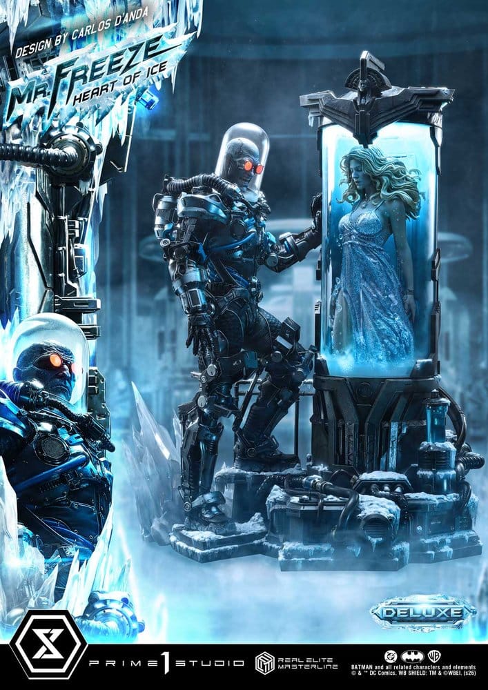 DC Comics Real Elite Masterline Series Statue 1/3 Batman (Comics) Mr. Freeze Heart of Ice (Design by Carlos D'Anda) Deluxe Version 82 cm