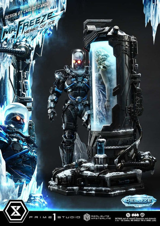 DC Comics Real Elite Masterline Series Statue 1/3 Batman (Comics) Mr. Freeze Heart of Ice (Design by Carlos D'Anda) Deluxe Version 82 cm