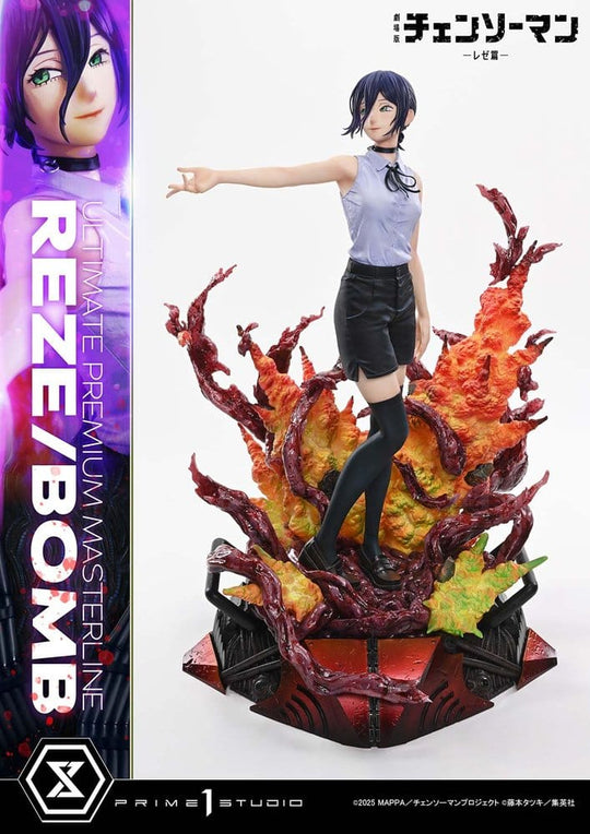 Chainsaw Man Ultimate Premium Masterline Series Statue 1/4 REZE/BOMB Deluxe Version 56 cm