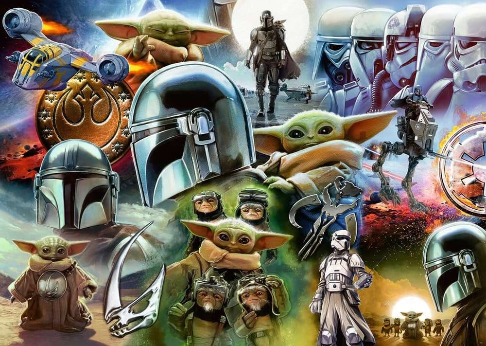 The Mandalorian and Grogu Jigsaw Puzzle (1000 Pieces)